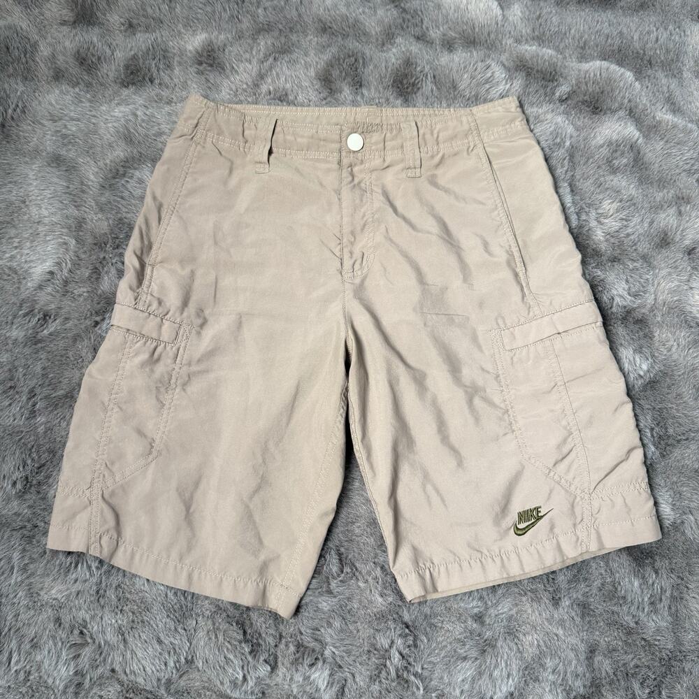 Nike Men’s Cargo Shorts Khaki Vintage Size Medium